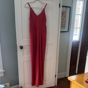 HALARA Terracotta Sleeveless Jumpsuit